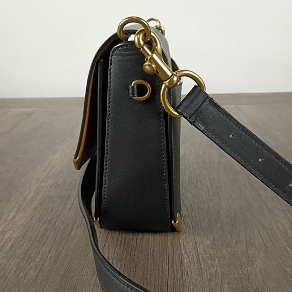 Coach 1941 Cooper Shoulder Bag Purse 38660 Crossbody Black Converts Clutch - Picture 5 of 15